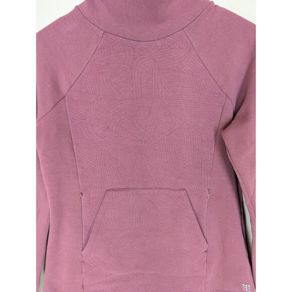 Title Nine Pullover Womens Medium Most Wanted Happy Trails Zip Pocket Thumbholes - Picture 2 of 10